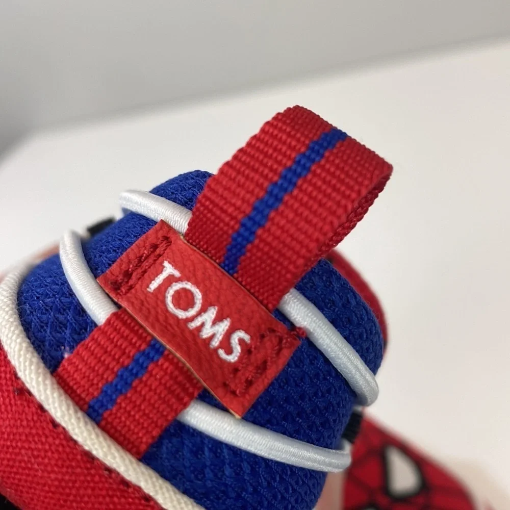 Toms x Marvel Spider-Man Baby Lima Shoes Size T3